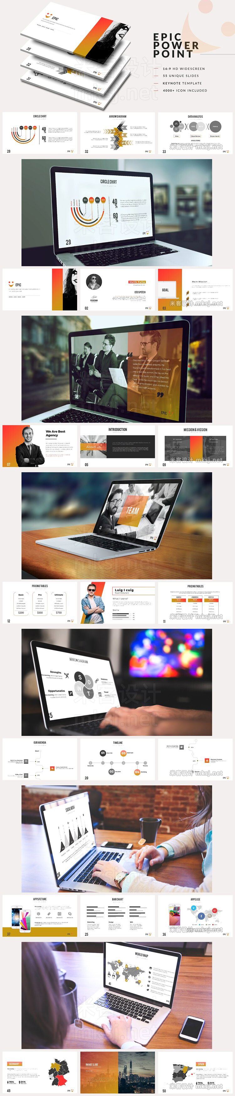 keynote模板 Epic Keynote Template