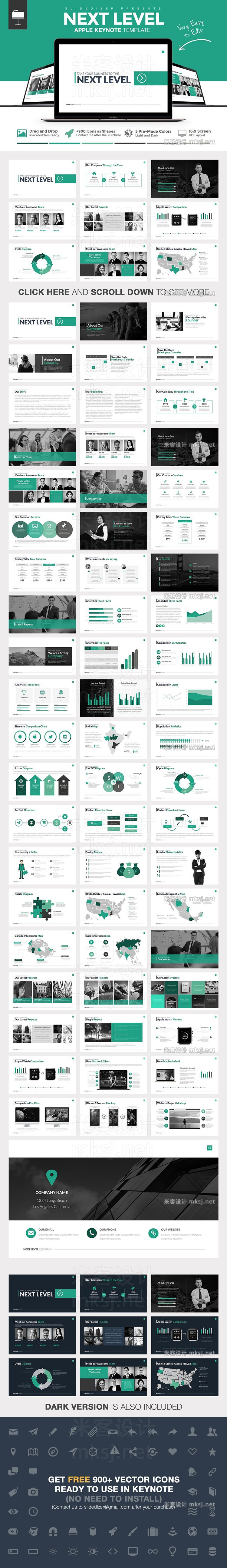 keynote模板 Next Level Keynote Template