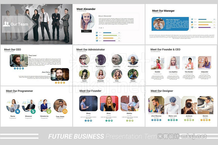 keynote模板 Future Business Keynote Template