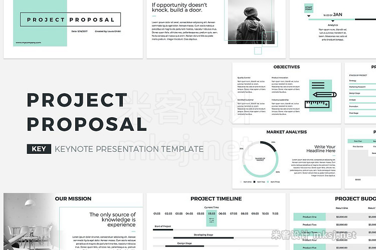 keynote模板 Project Proposal Keynote Template