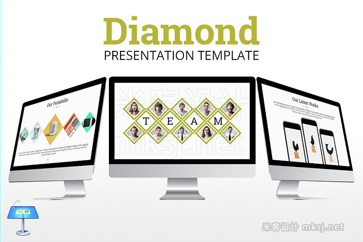 keynote模板 Diamond Keynote Template