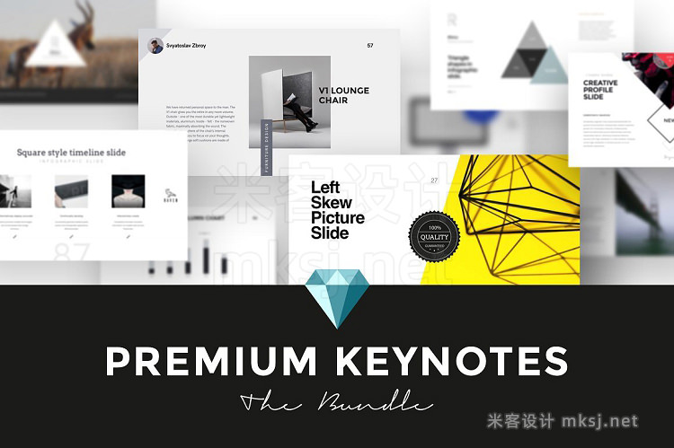 keynote模板 Premium Keynotes Presentation Bundle
