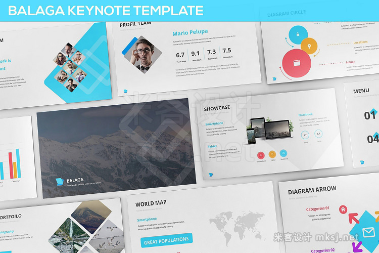 keynote模板 Balaga Keynote Template