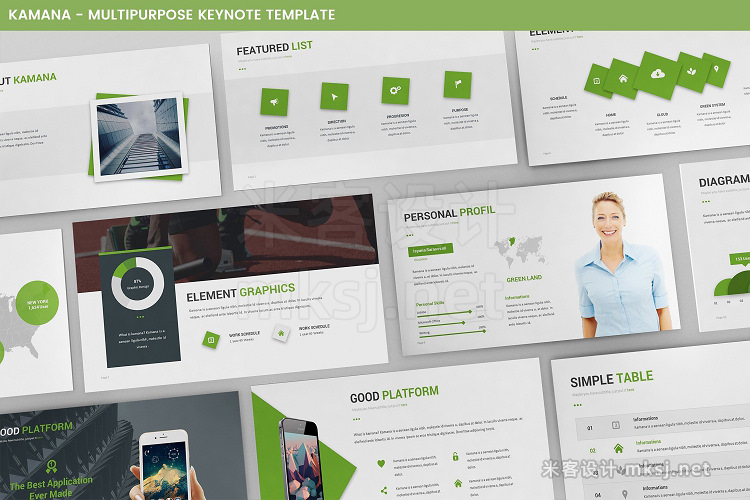 keynote模板 Kamana Keynote Template