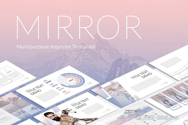 keynote模板 Mirror Modern Keynote Template