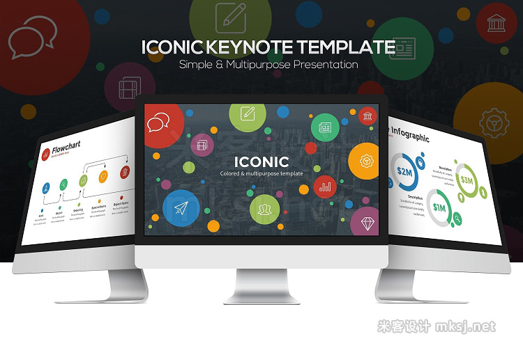 keynote模板 Iconic Keynote Template