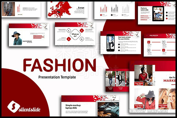 keynote模板 Fashion Keynote Template