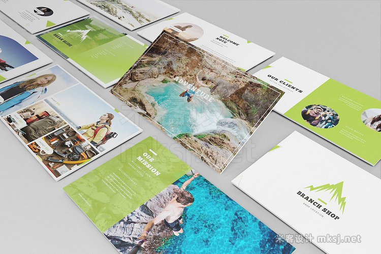 keynote模板 Adventure Shop Keynote Template