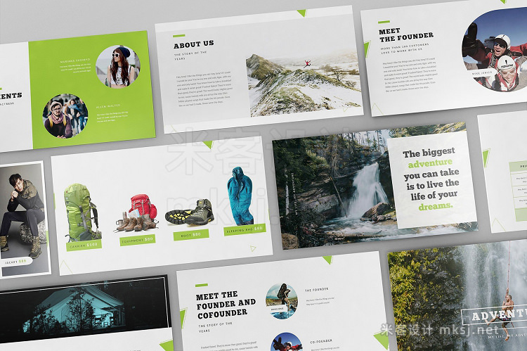 keynote模板 Adventure Shop Keynote Template