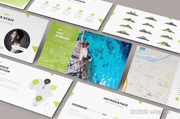 keynote模板 Adventure Shop Keynote Template