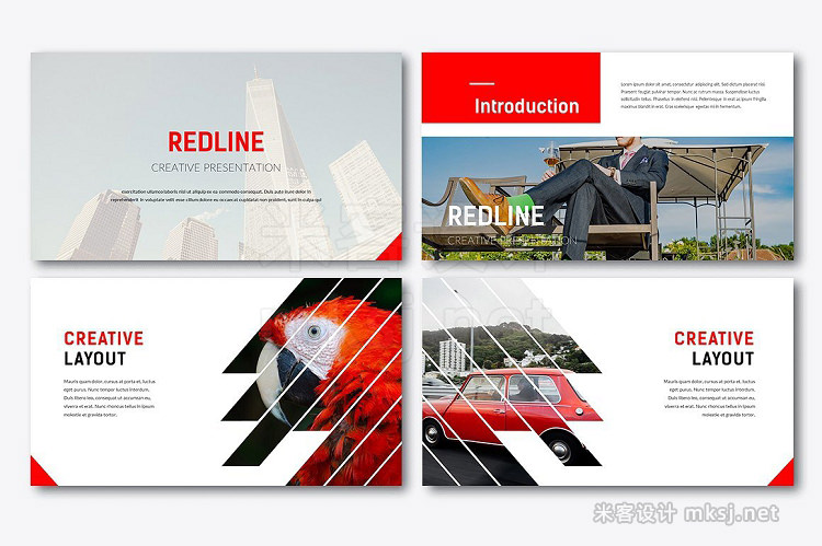 keynote模板 Redline Keynote Template