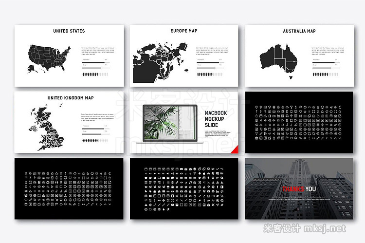 keynote模板 Redline Keynote Template