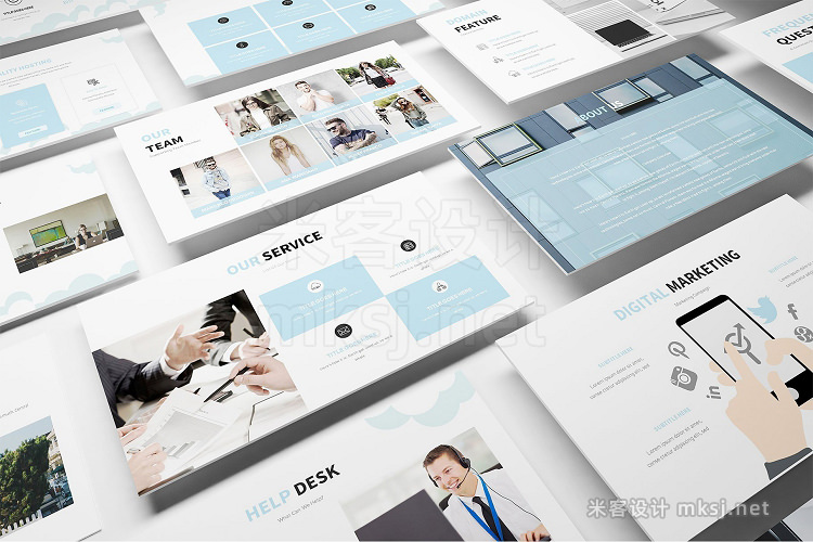 keynote模板 Hosting SEO Keynote Template