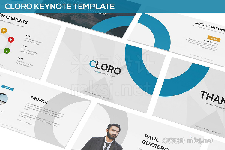 keynote模板 Cloro Keynote Template