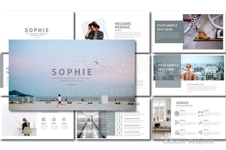keynote模板 Sophie Keynote Template
