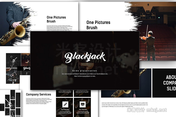 keynote模板 Blackjack Creative Keynote