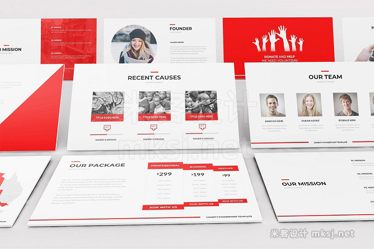 keynote模板 Charity Keynote Template