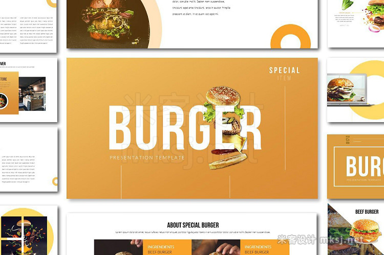keynote模板 Special Burger Keynote Presentation