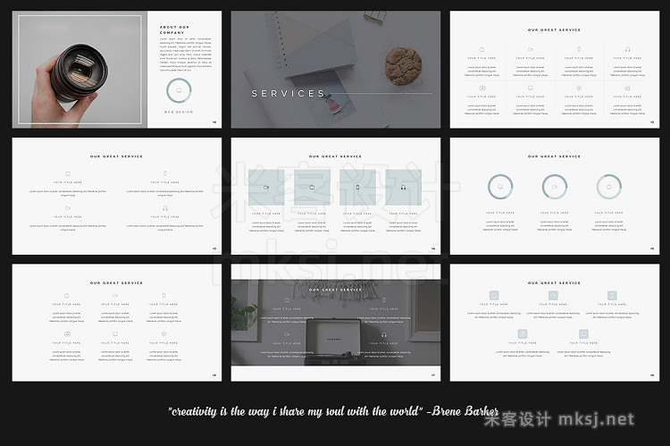 keynote模板 Clean Creative Keynote Template