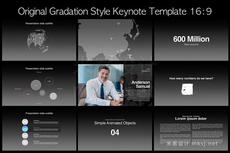 keynote模板 Apple Keynote Template