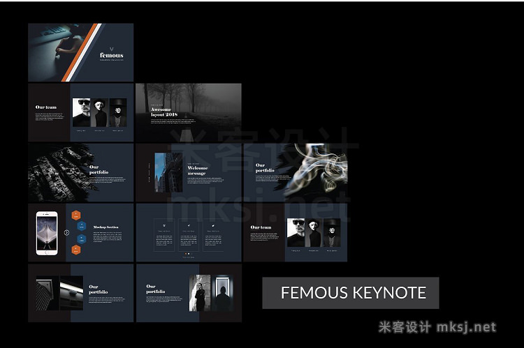 keynote模板 Femous Multipurpose Keynote