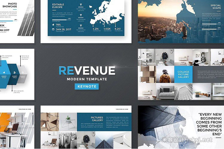 keynote模板 Revenue Keynote