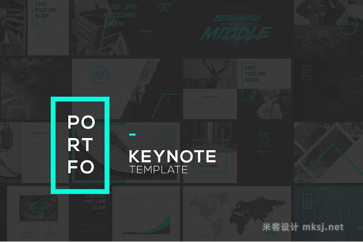 keynote模板 PORTFO Keynote Template