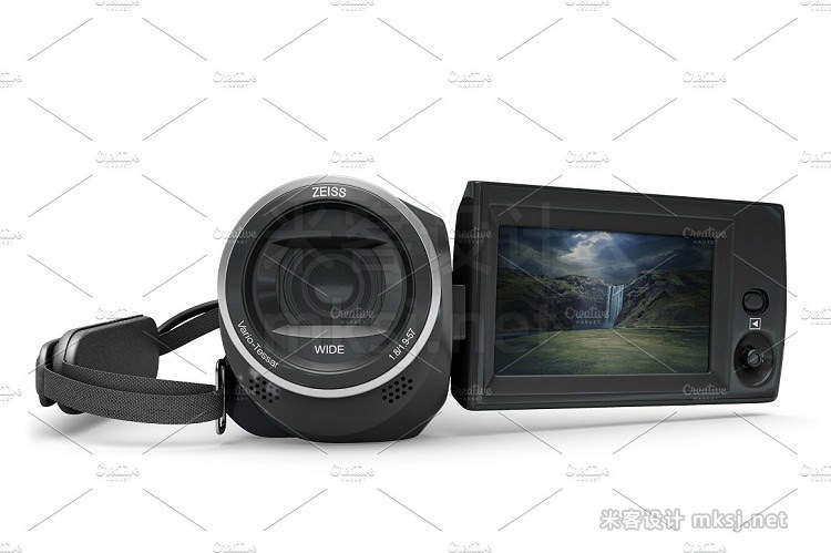 索尼高清数码摄像机 Full HD Sony HDR CX240 展示 PS模型素材mock样机