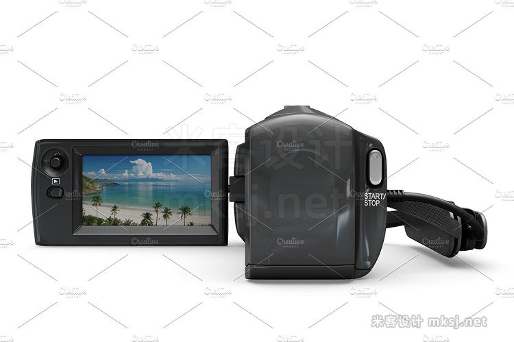 索尼高清数码摄像机 Full HD Sony HDR CX240 展示 PS模型素材mock样机