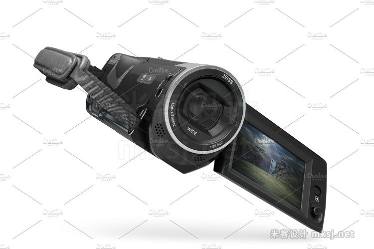 索尼高清数码摄像机 Full HD Sony HDR CX240 展示 PS模型素材mock样机