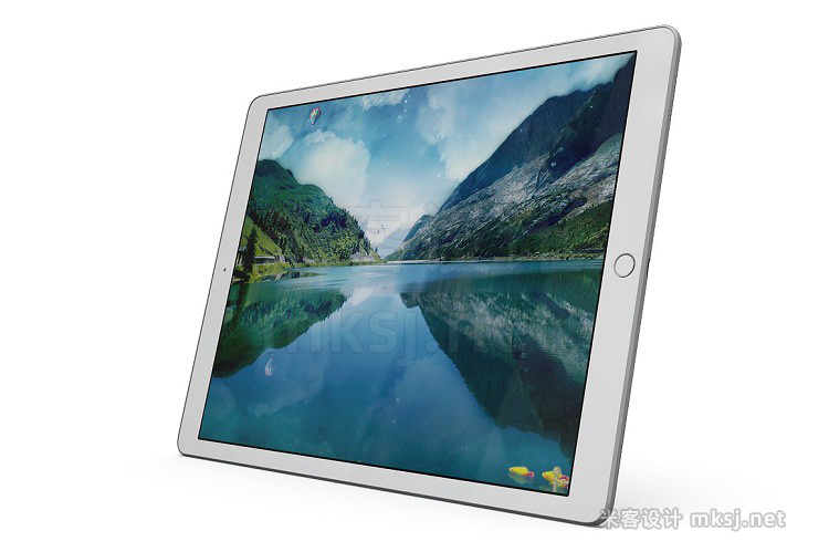 VI贴图 平板电脑 iPad Pro 12.9 屏幕WEB展示PS模型mockup样机