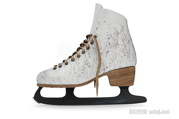 VI贴图 溜冰鞋纹理设计PS模型mockup样机