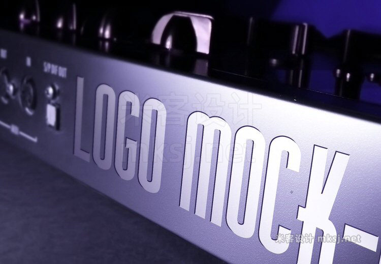 VI贴图 9款LOGO品牌标志实景展示PS模型mockup样机