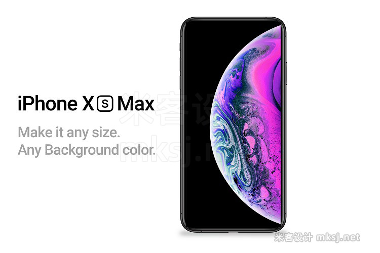 VI贴图 苹果手机2018 iPhone XS XR MAX PS模型mockup样机