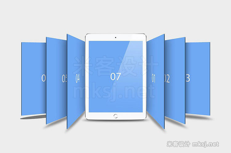 VI贴图 iPad平板网页UI设计项目展示PS模型mockup样机