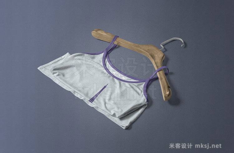 VI贴图 女式吊带背心PS模型mockup样机