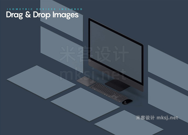 VI贴图 web网页设计分屏展示PS模型mockup样机