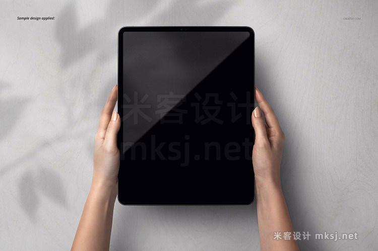 VI贴图 iPad Pro 苹果平板屏幕设计展示PS模型mockup样机