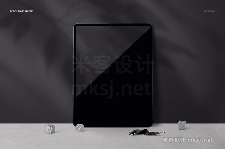 VI贴图 iPad Pro 苹果平板屏幕设计展示PS模型mockup样机