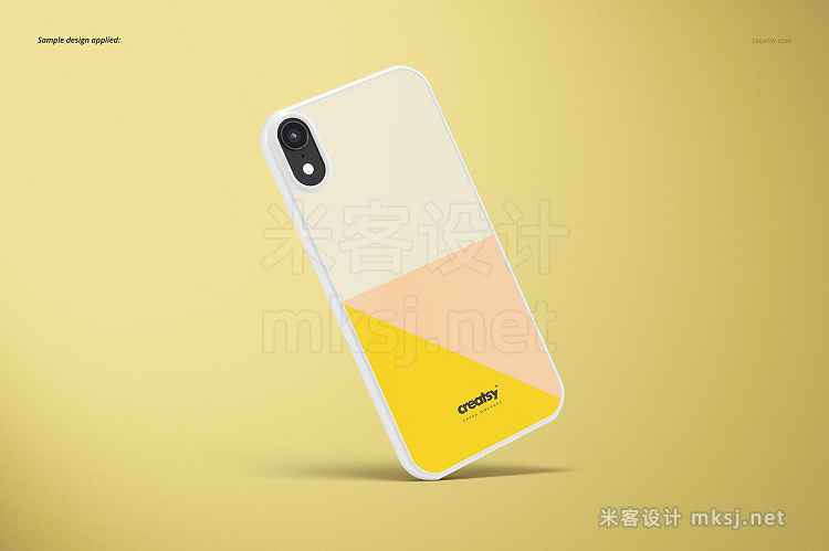 VI贴图 iPhone XR手机壳设计PS模型mockup样机