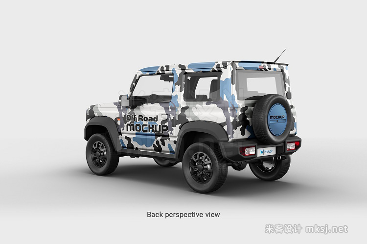 吉普车JEEP越野车6视图样机 适合汽车品牌外观设计拍摄效果展示