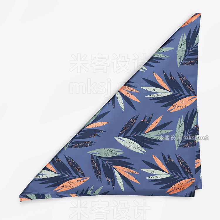 头巾围巾PS样机模型套装vi贴图 9x Bandana Scarf Mock-ups Set