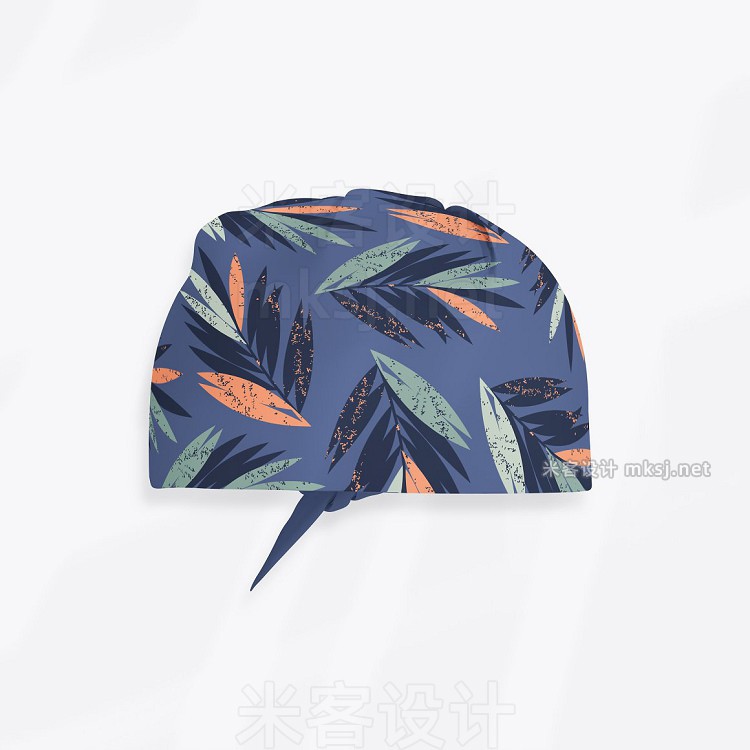 头巾围巾PS样机模型套装vi贴图 9x Bandana Scarf Mock-ups Set