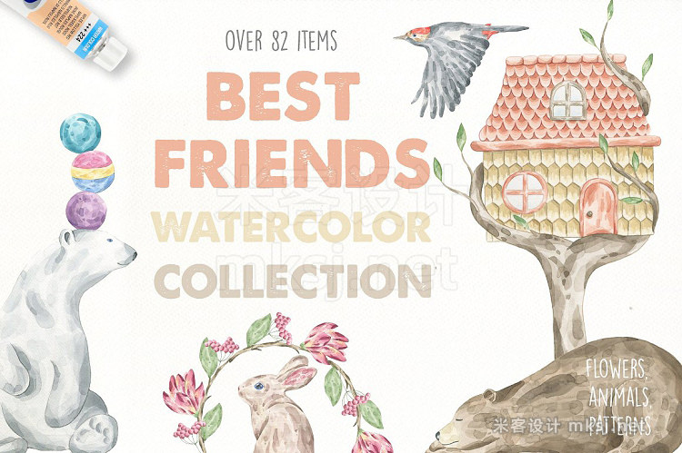 png素材 Best Friends Watercolor Collection