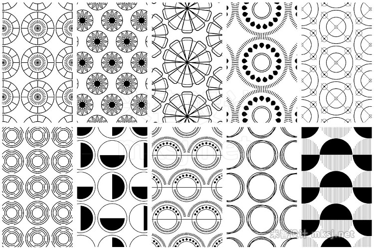 png素材 Circular Patterns Set