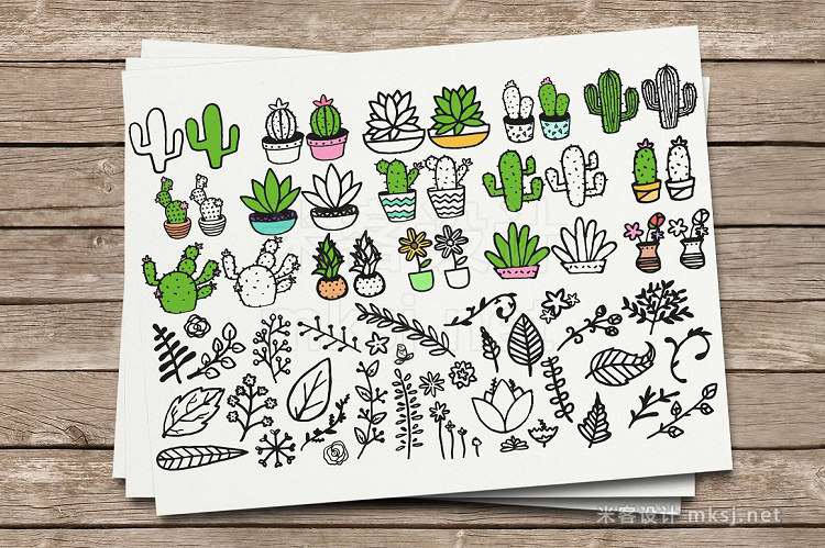 png素材 Over 150 Handmade doodles BUNDLE