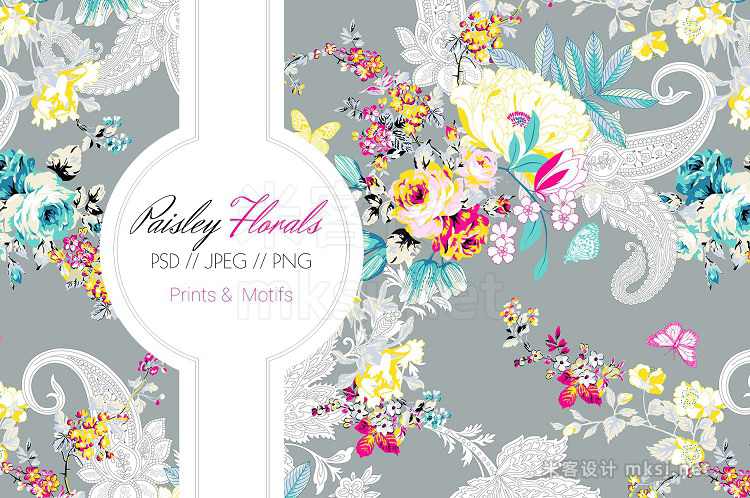 png素材 Paisley Florals