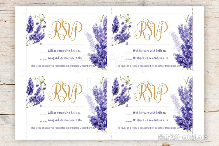 png素材 Wedding invitation lavender DiY