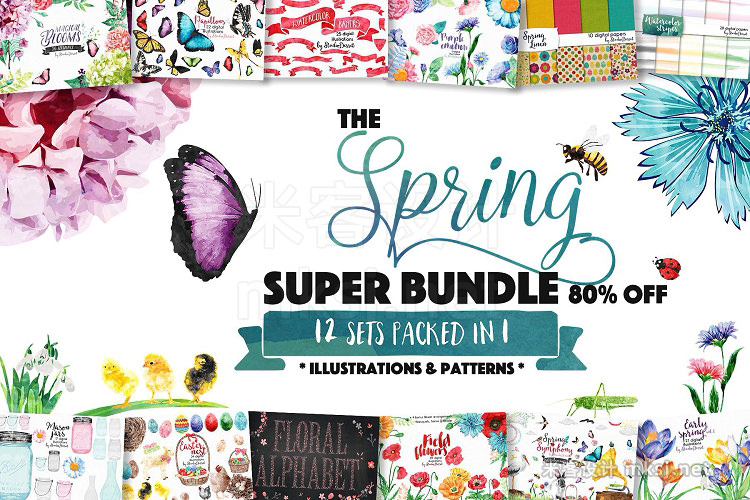 png素材 All in One - Spring Design Bundle