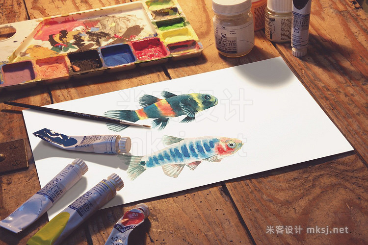 png素材 Aquarium Fishes Watercolor Clipart
